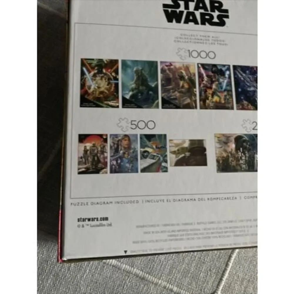 Star Wars Galaxy's Edge Trading Post 500 Piece Jigsaw Puzzle Buffalo Games NEW